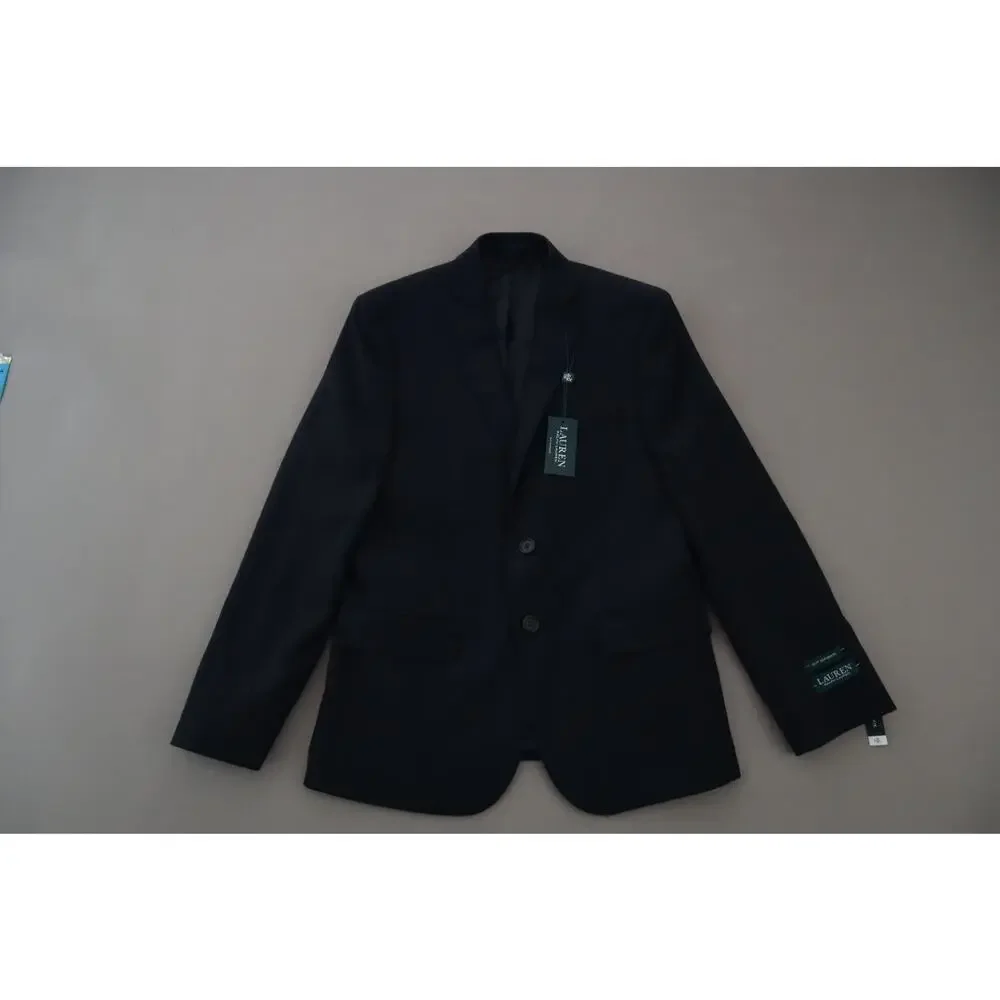 Lauren Ralph Lauren Boys Blanton‎ Black Suit Separate Top Size 16R